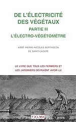 Electricite vegetaux partie d'occasion  Livré partout en France