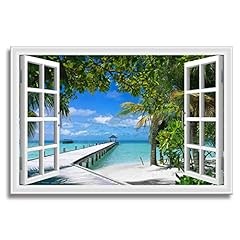 Fake window beach for sale  Delivered anywhere in USA 