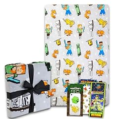 Minecraft bedding throw for sale  Delivered anywhere in USA 