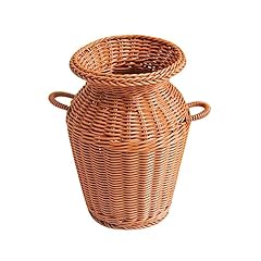 Woven rattan vase for sale  Delivered anywhere in UK