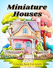 Miniature houses coloring for sale  Delivered anywhere in USA 