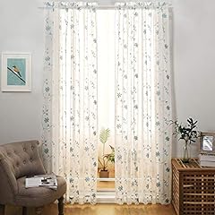 Floral embroidery sheer for sale  Delivered anywhere in USA 
