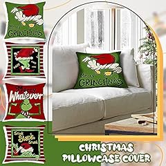 Christmas pillow covers for sale  Delivered anywhere in UK