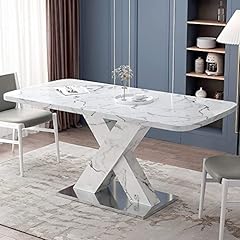 Extendable marble dining for sale  Delivered anywhere in USA 