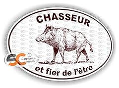 Sticker chasse chasseur d'occasion  Livré partout en France