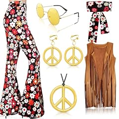Costume hippie donna usato  Spedito ovunque in Italia 