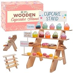 Wooden cupcake stand for sale  Delivered anywhere in USA 