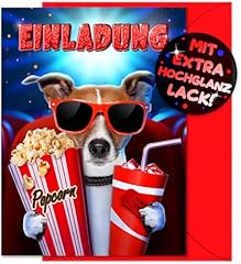 12x kino einladungskarten gebraucht kaufen  Wird an jeden Ort in Deutschland