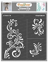 Craftreat floral stencils for sale  Delivered anywhere in USA 