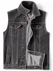 Men denim vest for sale  Delivered anywhere in UK