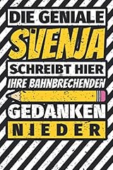 Notizbuch liniert svenja gebraucht kaufen  Wird an jeden Ort in Deutschland