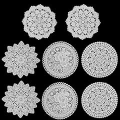 8pcs round crochet for sale  Delivered anywhere in USA 