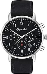 Gigandet Minimalism Mens Watch Watch Dual Time Watch analogico con cinturino in pelle G21-003 usato  Spedito ovunque in Italia 