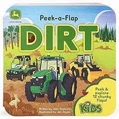 John Deere Kids Peek-a-Flap Dirt - Lift-a-Flap Board, used for sale  Delivered anywhere in USA 