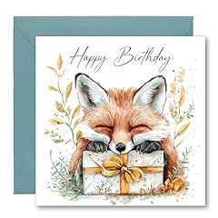 Watercolour style fox for sale  Delivered anywhere in UK