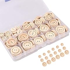 Wooden buttons 150 for sale  Delivered anywhere in UK