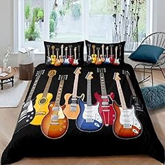 Guitar printed bedding for sale  Delivered anywhere in UK