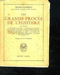 Grands proces histoire. d'occasion  Livré partout en France