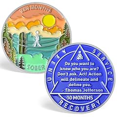 Months sobriety coin for sale  Delivered anywhere in USA 
