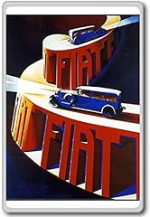 Fiat vintage advertising usato  Spedito ovunque in Italia 