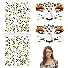 4pcs leopard face for sale  Delivered anywhere in UK