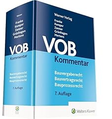 Vob kommentar bauvergaberecht gebraucht kaufen  Wird an jeden Ort in Deutschland