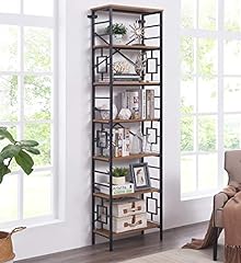 Homissue Bookcase,7-Tier Tall Bookshelf Metal Bookcase for sale  Delivered anywhere in USA 