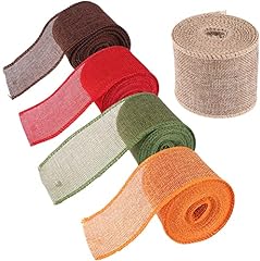 Rolls burlap ribbon for sale  Delivered anywhere in UK