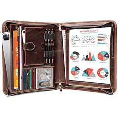 Leather portfolio professional for sale  Delivered anywhere in USA 