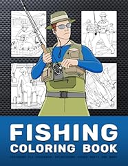 Fishing coloring book for sale  Delivered anywhere in USA 