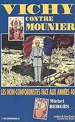 Vichy mounier conformistes d'occasion  Livré partout en France