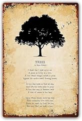 Trees poem wall for sale  Delivered anywhere in USA 