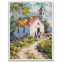 Vintage church canvas for sale  Delivered anywhere in USA 