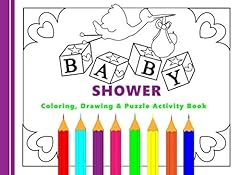 Baby shower coloring gebraucht kaufen  Wird an jeden Ort in Deutschland
