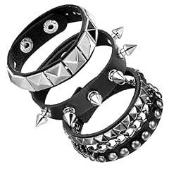 Peovlvn braccialetti punk usato  Spedito ovunque in Italia 