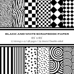 Black white scrapbook for sale  Delivered anywhere in USA 