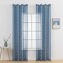 Miulee sheer curtains for sale  Delivered anywhere in UK