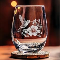 Hummingbird wine glass for sale  Delivered anywhere in USA 