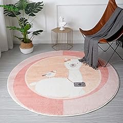 Alpaca round rug for sale  Delivered anywhere in UK