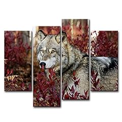 Wall art wolf for sale  Delivered anywhere in USA 