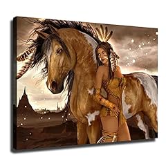 Abstract indian horse for sale  Delivered anywhere in USA 