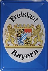 Blechschild 20x30 freistaat gebraucht kaufen  Wird an jeden Ort in Deutschland