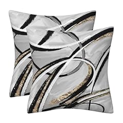 Cushion covers black for sale  Delivered anywhere in UK