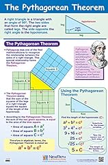 Pythagorean theorem poster for sale  Delivered anywhere in USA 