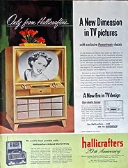 Hallicrafters print ad. for sale  Delivered anywhere in USA 