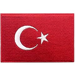 Drapeau turquie brodé d'occasion  Livré partout en France