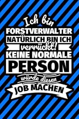 Notizbuch liniert forstverwalt gebraucht kaufen  Wird an jeden Ort in Deutschland
