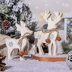 Wooden standing reindeer for sale  Delivered anywhere in USA 