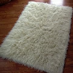 Flokati rug 120cm for sale  Delivered anywhere in UK