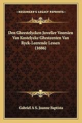 Den gheestelycken juwelier d'occasion  Livré partout en France